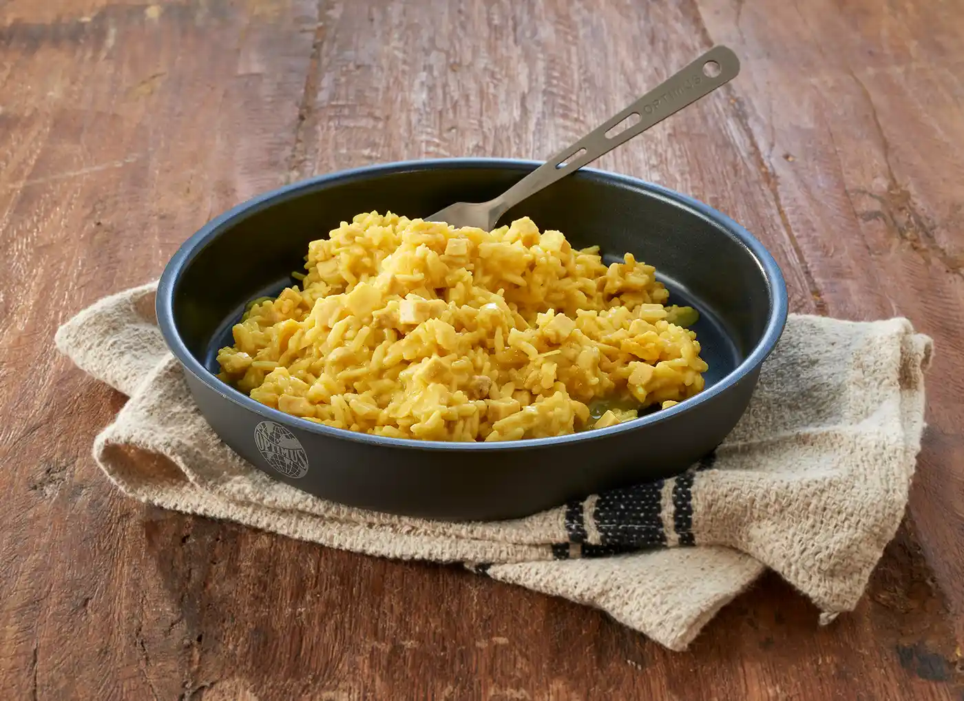 Huhn mit Curryreis