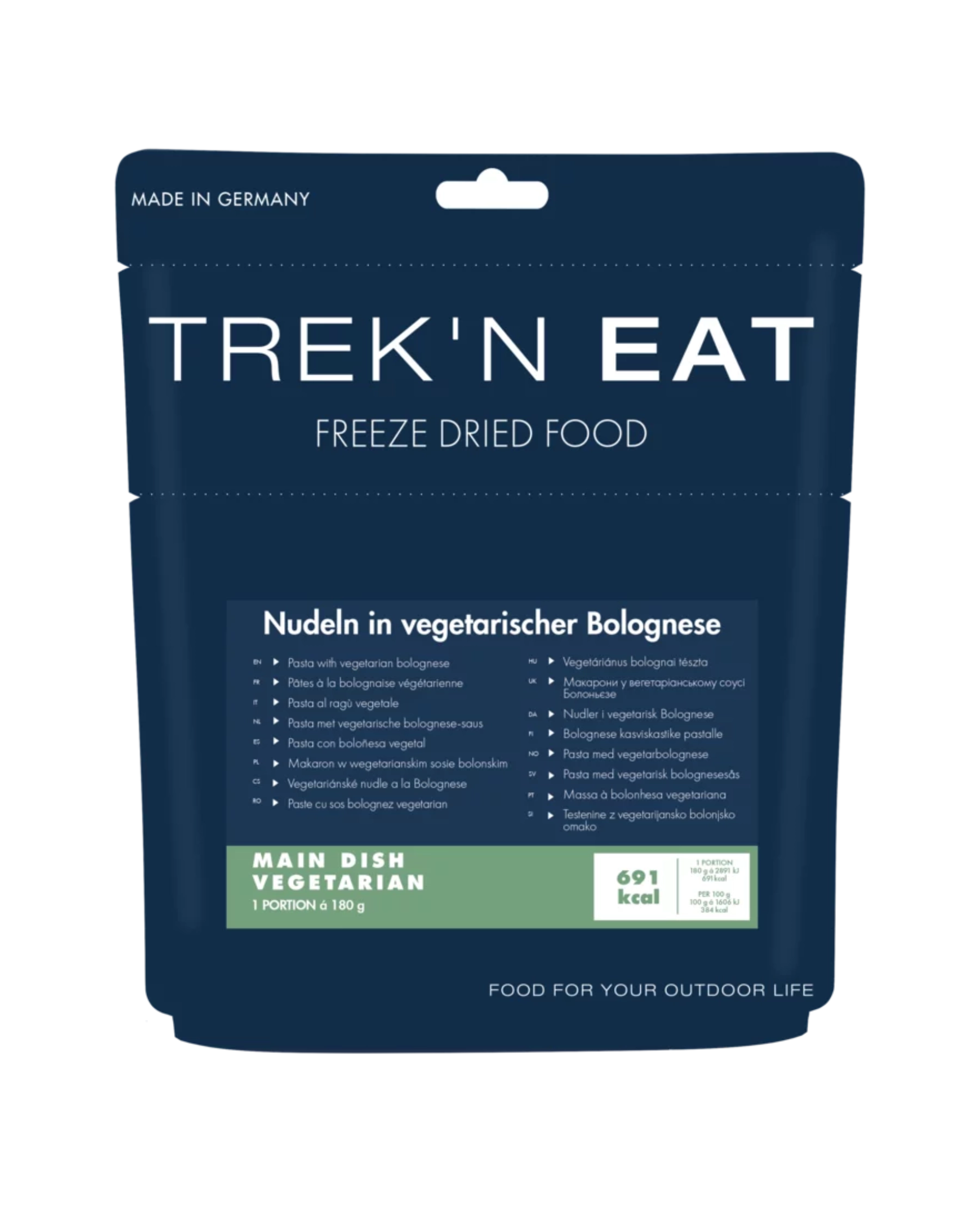 Nudeln in vegetarischer Bolognese