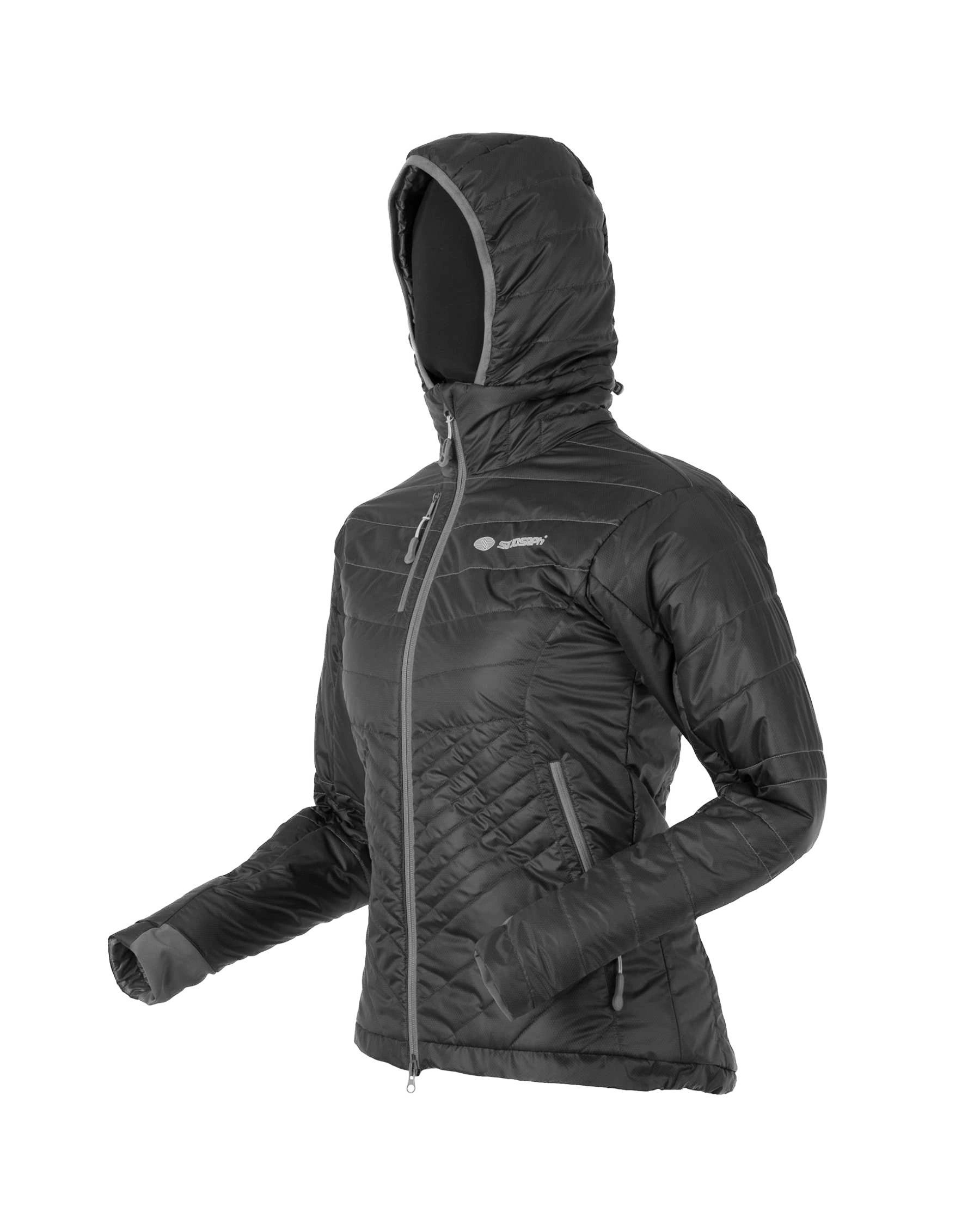 Spike Hooded Lady dark grey Gr. XL