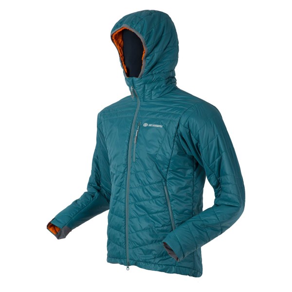 Sir Joseph Spike Hooded Man Tirol Wool Thermo-Jacke petrol